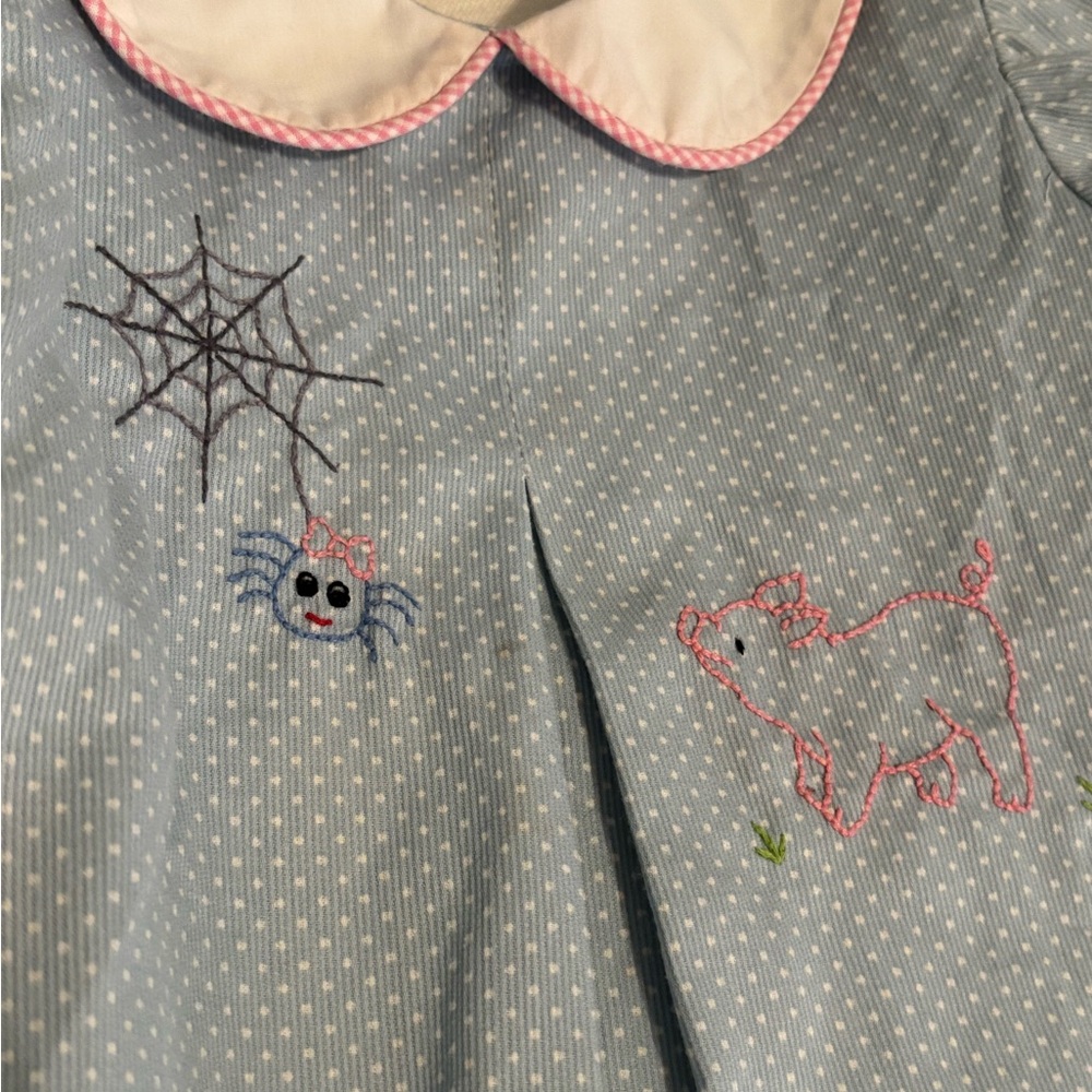 Embroidered Charlottes Web set